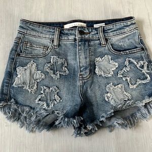 Eunina star Jean shorts size XS